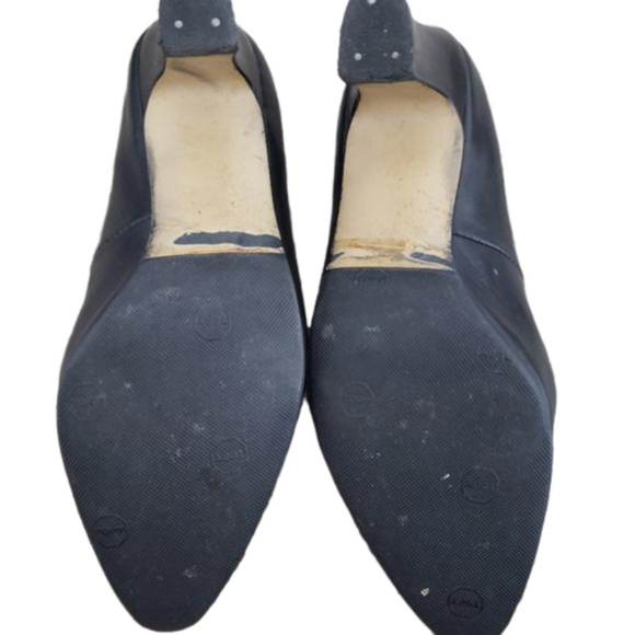 ⭐vintage black leather french shoes size 5 ⭐ - Picture 10 of 10